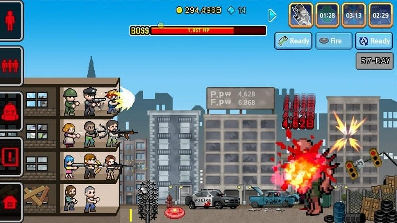 100 DAYS Zombie Survival MOD APK Download Button