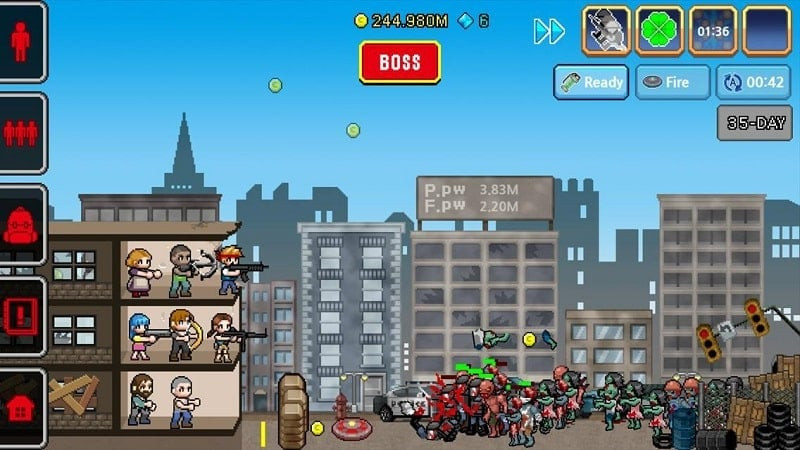 100 DAYS Zombie Survival Barricade Screenshot