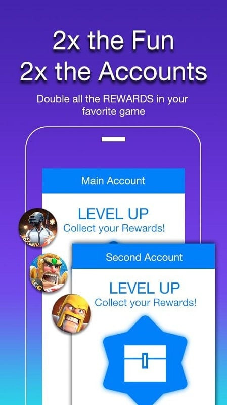 2Accounts MOD APK security features