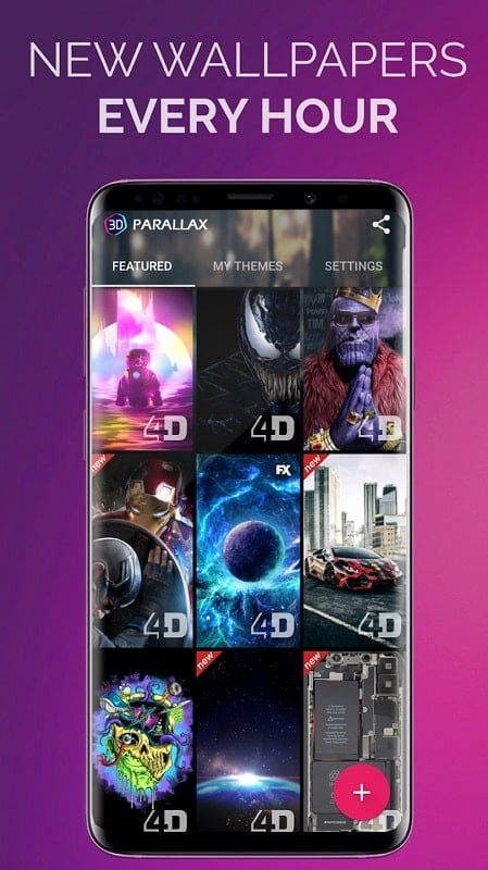 4D Parallax Wallpaper 3D HD 4K mod apk free