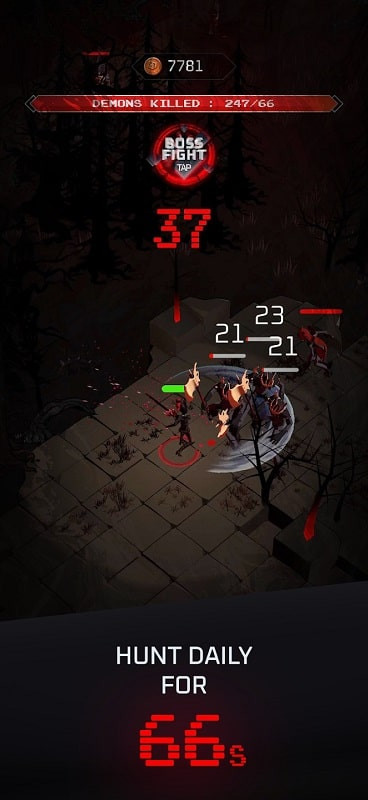 66 Demons! MOD APK gameplay screenshot