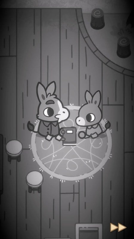 A Tiny Sticker Tale in-game scene