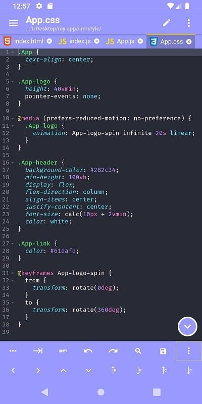 Acode: Mobile Code Editor