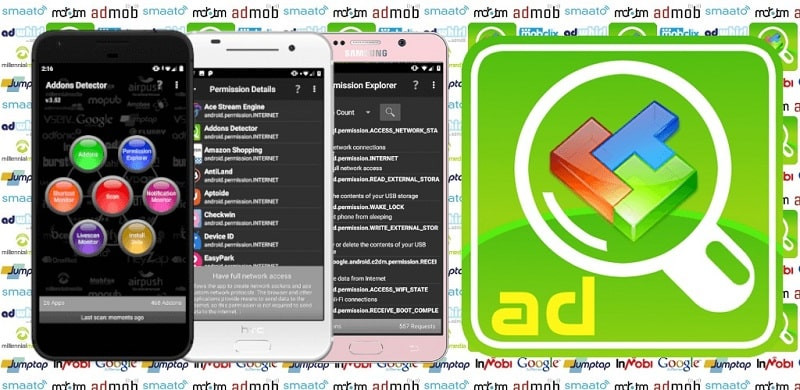 Addons Detector - Giao diện chính