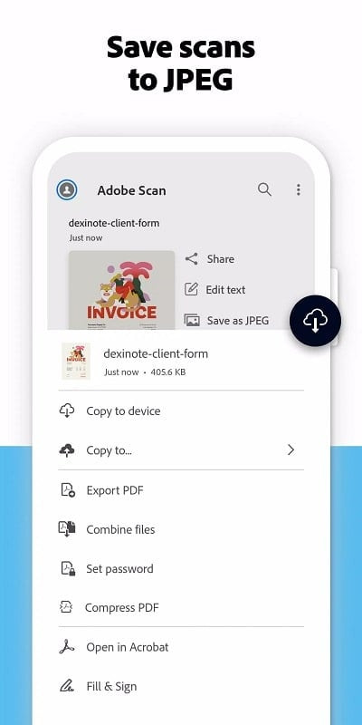 Downloading Adobe Scan MOD APK