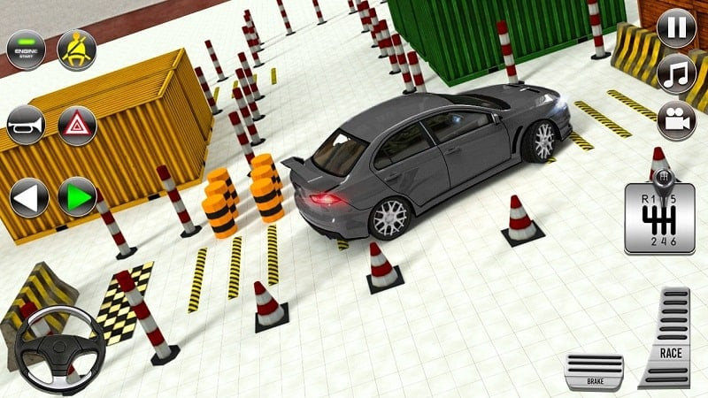 Advance Car Parking Games Mod APK Gameplay