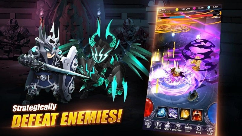 AFK Dungeon online gameplay screenshot