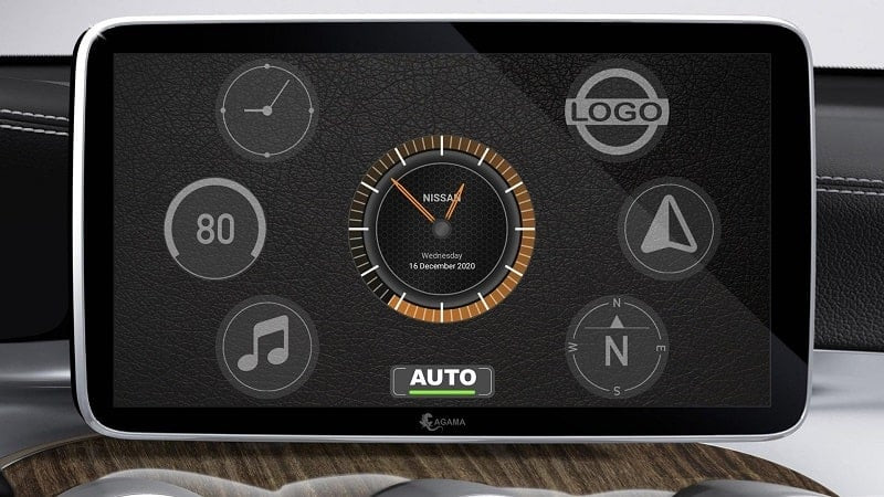 AGAMA Car Launcher audio features