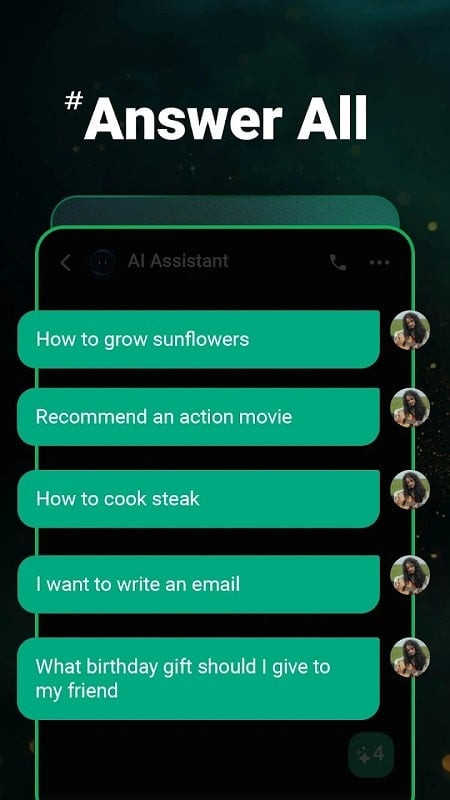 AI ChatBot MOD APK interface