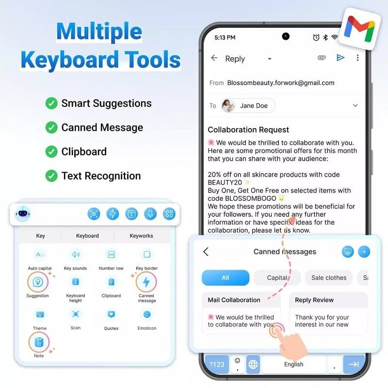 AI Keyboard Android Chat Feature