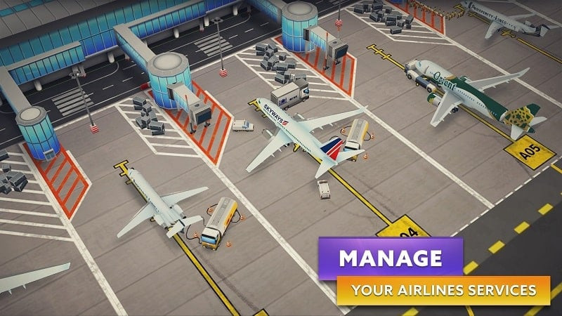 Airport Simulator Tycoon MOD APK screenshot