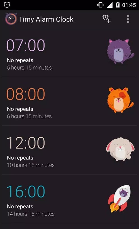 Alarm Clock with Animal Themes