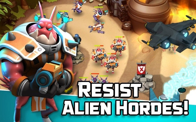 Alien Creeps TD heroes