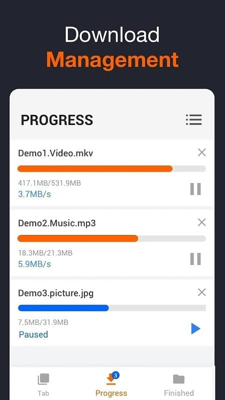 All Video Downloader V MOD APK Downloading Multiple Videos