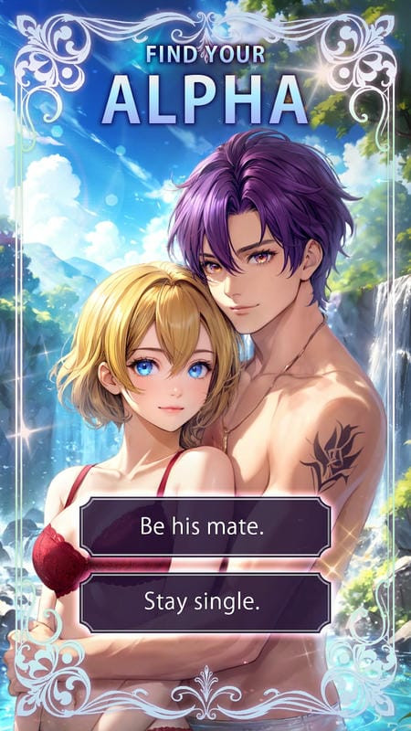 Alpha Werewolf Romance Otome MOD APK Screenshot