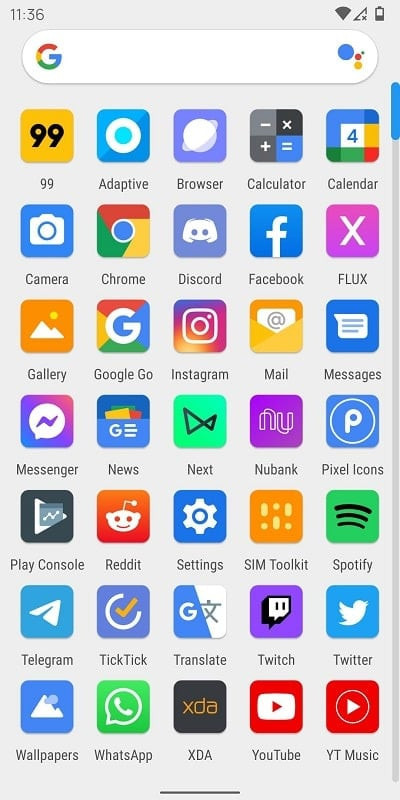 Adaptive Icon Pack helps you personalize your phone's interface