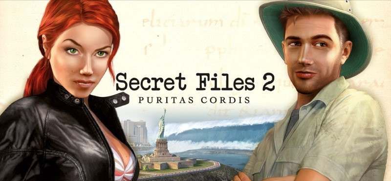 alt: Bìa game Secret Files 2 với hình ảnh nhân vật chính