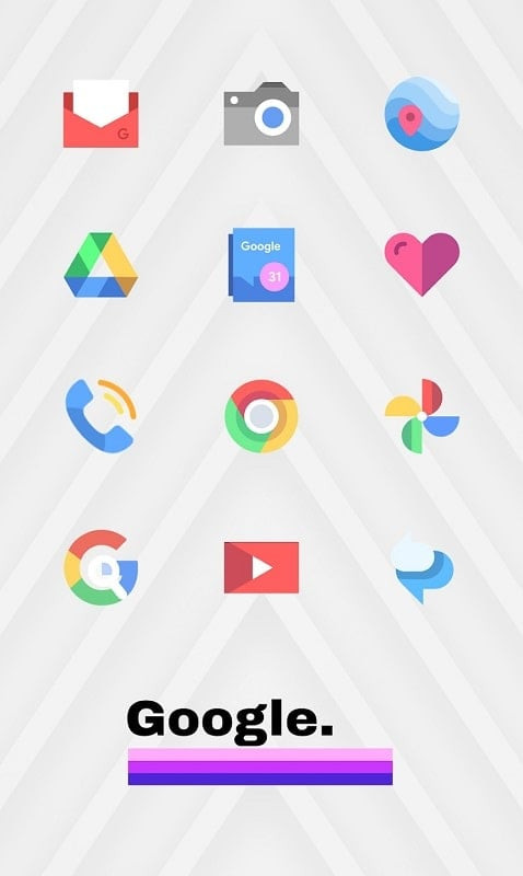 alt: Bộ icon CandyFloss APK với nhiều màu sắc đa dạng