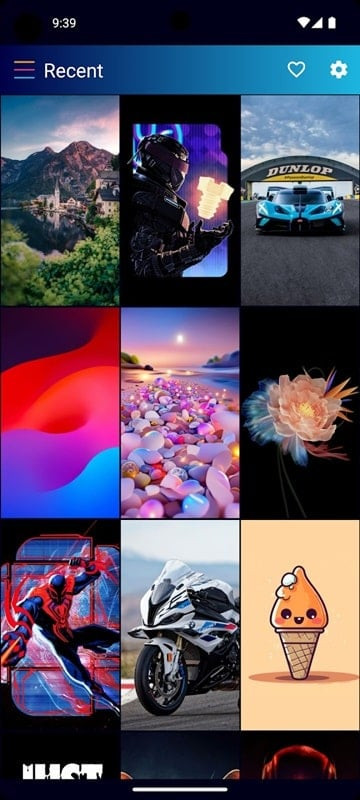 alt: Bộ sưu tập hình nền 4K đa dạng trong 4K Wallpaper Expert MOD