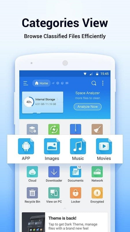 Alt: Các tính năng quản lý tập tin nâng cao của ES File Explorer MOD APK