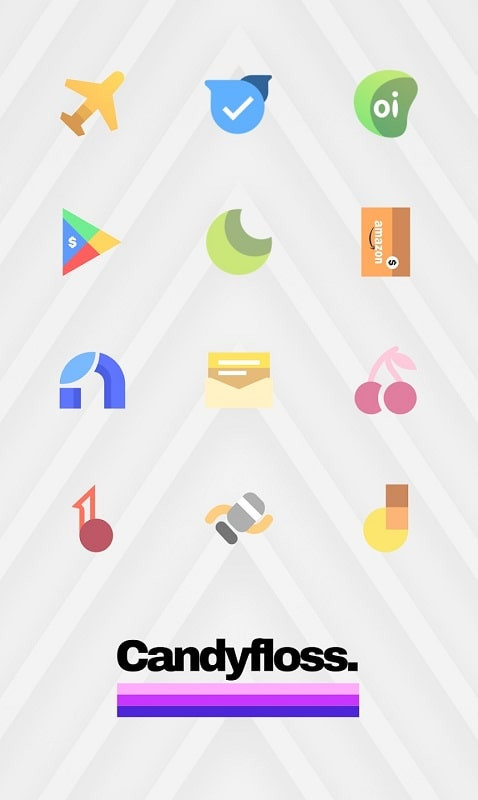 alt: Candyfloss Icon Pack phiên bản apk miễn phí