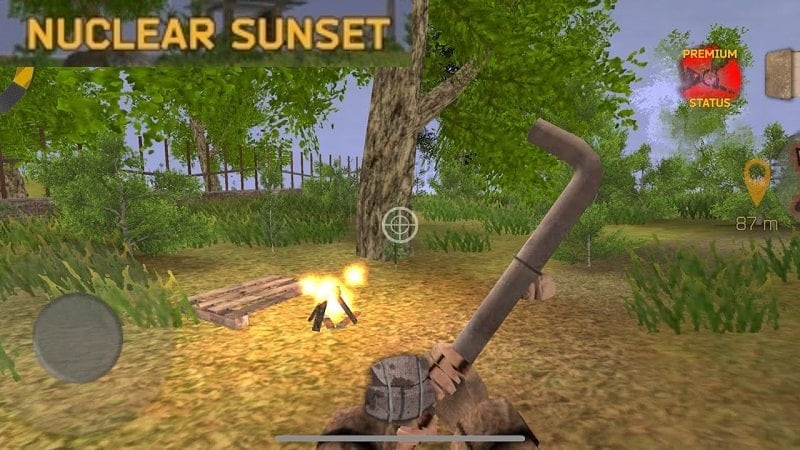 alt: Cảnh chiến đấu trong game Nuclear Sunset