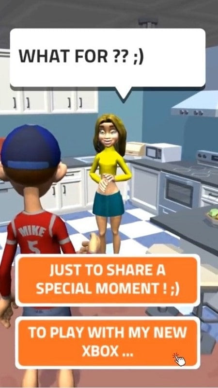 Two characters in Teen Life 3D