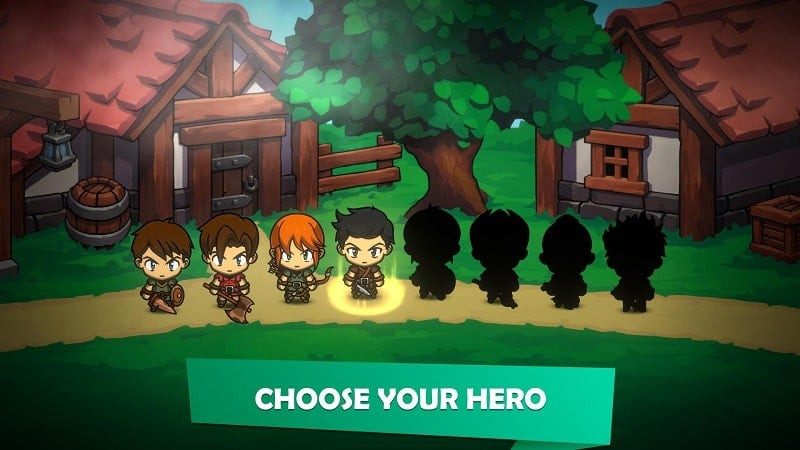 Combat in Kinda Heroes MOD