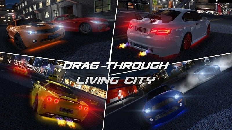 alt: Drag Racing 3D, cảnh đua xe gay cấn