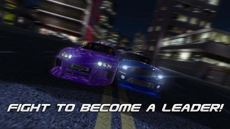 Drag Racing 3D: Close-up of a sports car