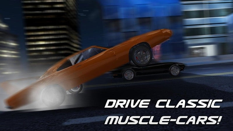 alt: Drag Racing 3D, hình ảnh xe đua vượt qua đối thủ