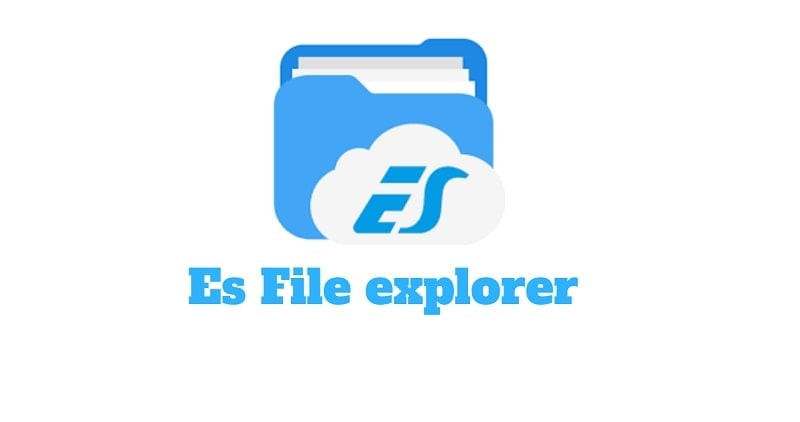 Alt: Giao diện chính của ứng dụng ES File Explorer trên điện thoại Android