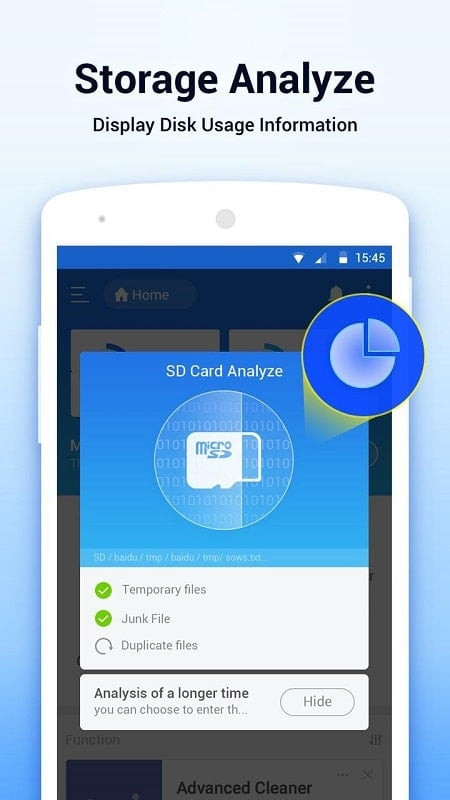 ES File Explorer MOD APK free version interface with basic features