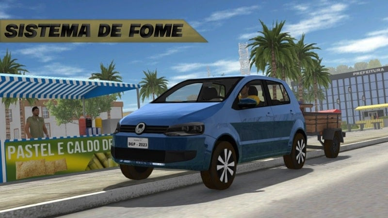 alt: Giao diện game Auto Life I Brasil cho thấy hệ thống giao thông đông đúc