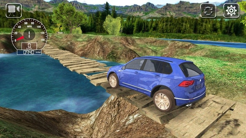 alt: Giao diện lựa chọn xe trong 4x4 Off-Road Rally 8 mod apk