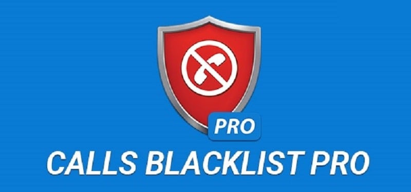 alt: Giao diện ứng dụng Calls Blacklist PRO