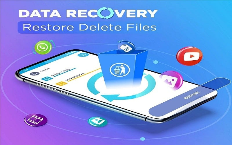 alt: Giao diện ứng dụng File Recovery & Photo Recovery hiển thị các tùy chọn khôi phục