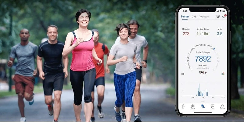 alt: Giao diện ứng dụng Pacer Pedometer