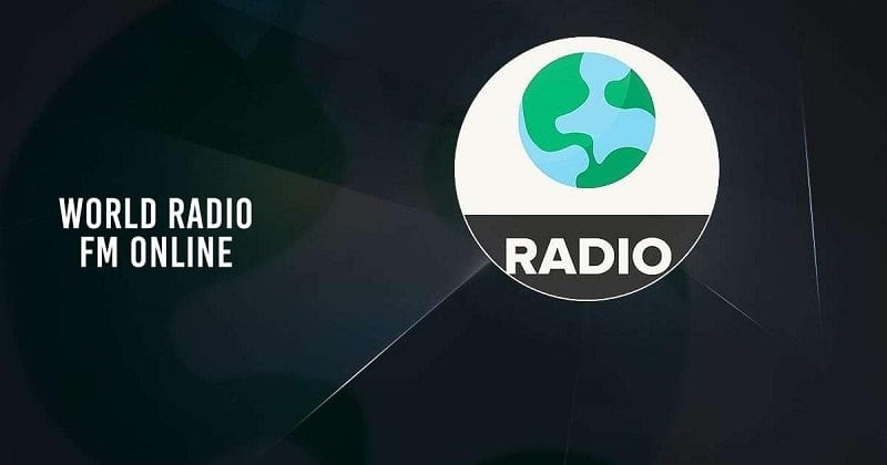 alt: Giao diện ứng dụng World Radio FM Online trên điện thoại