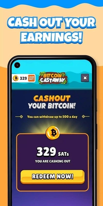 Alt: Hình ảnh game Bitcoin Castaway, tổng quan về chiếc bè và hoạt động của người chơi