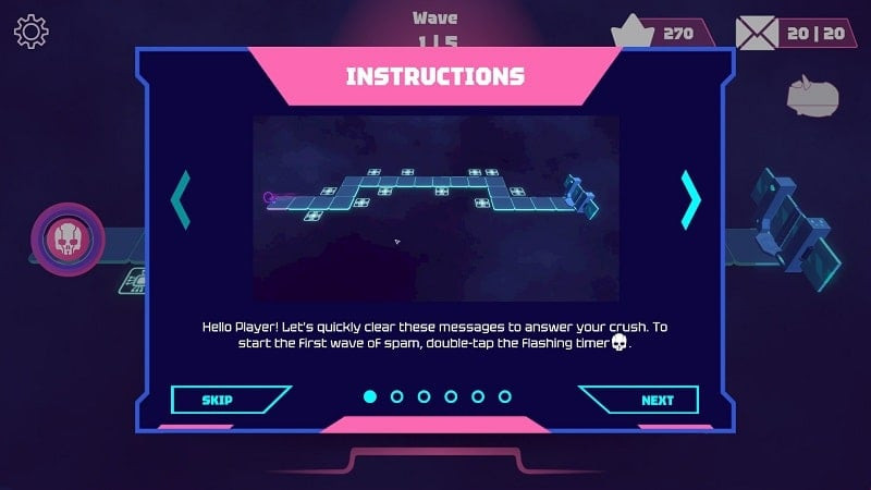 Crush Link TD MOD APK gameplay screenshot