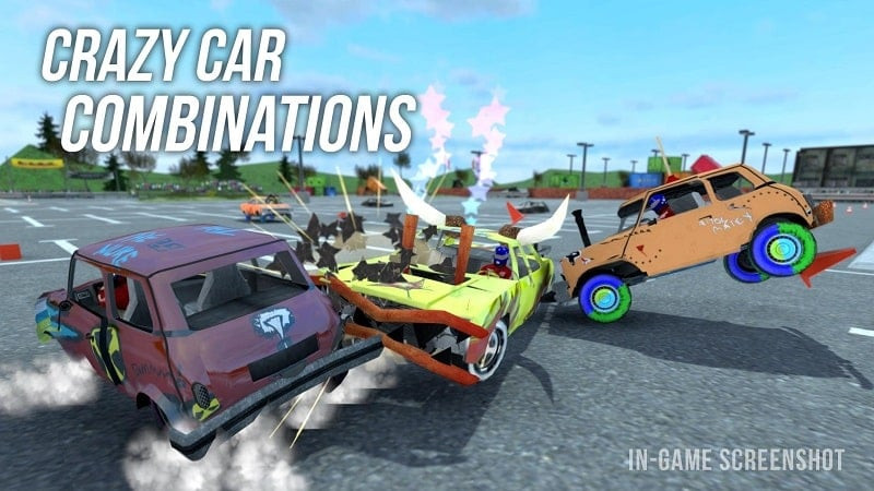 alt: Hình ảnh game Demolition Derby Multiplayer trên điện thoại Android