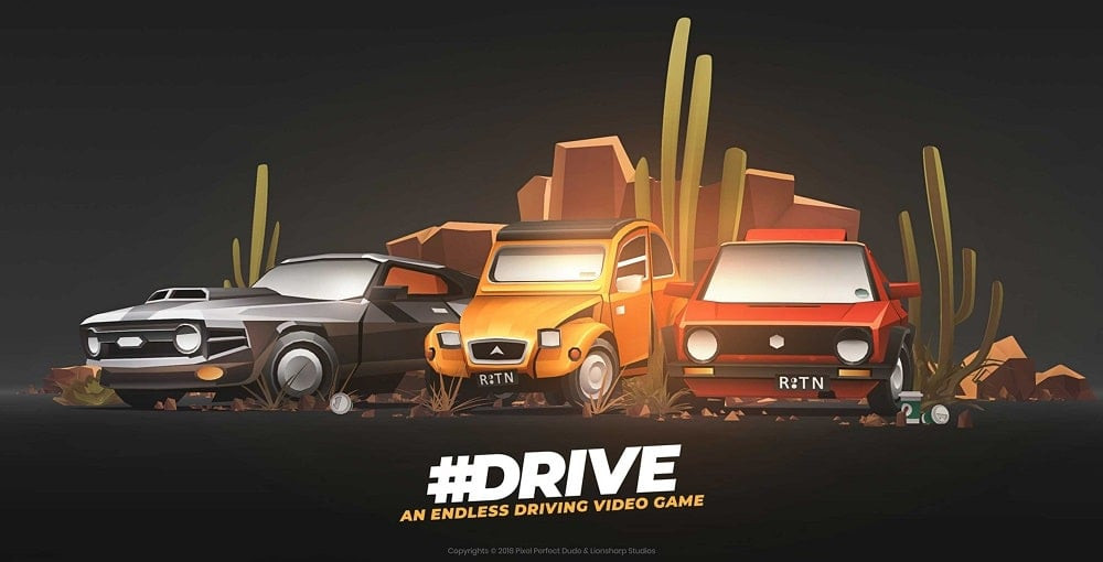 alt: Hình ảnh game #DRIVE trên điện thoại