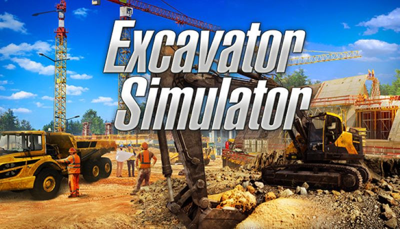 alt: Hình ảnh game Excavator Loader Simulator hiển thị máy xúc đang hoạt động trên công trường