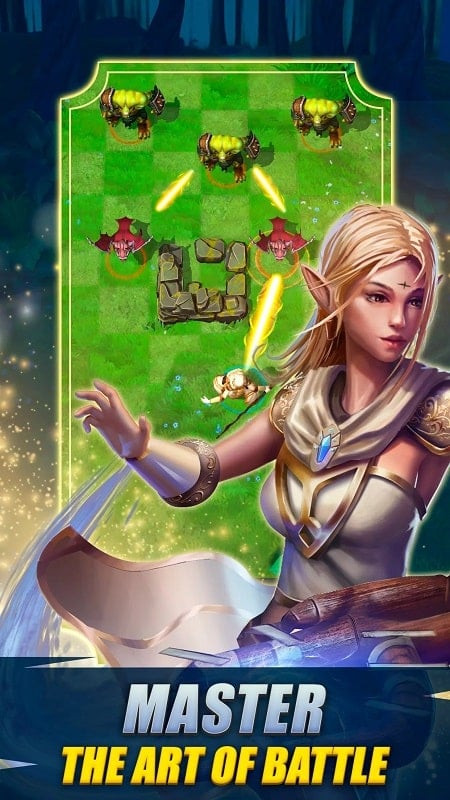 Hero's Fate gameplay on an Android phone