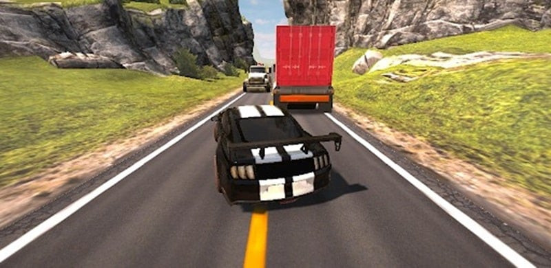 alt: Hình ảnh game Highway Overtake trên điện thoại