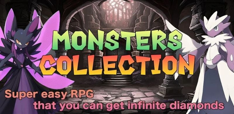 alt: Hình ảnh game Idle RPG Monsters Collection trên điện thoại