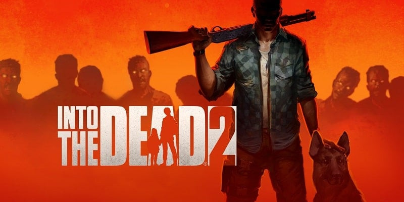 alt: Hình ảnh game Into the Dead 2 với nhân vật chính đang chạy trốn khỏi bầy zombie