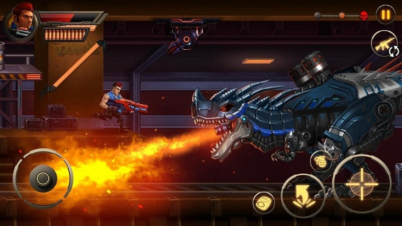 alt: Metal Squad MOD APK free version screenshot, female character Yoo-na