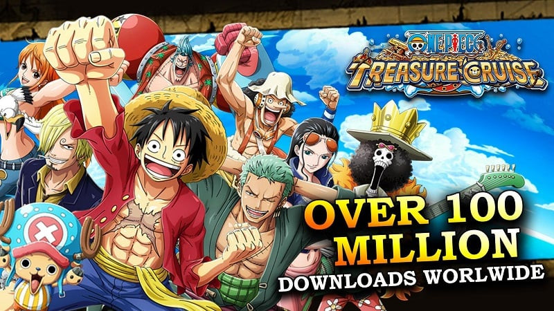 alt: Hình ảnh game ONE PIECE TREASURE CRUISE hiển thị giao diện chính